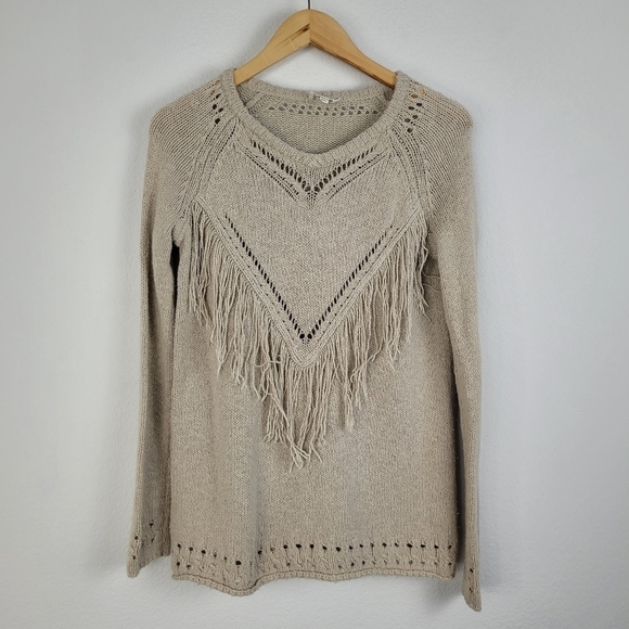 Show Me Your MuMu Frances mellow fringe boho pullover sweater - Picture 11 of 12